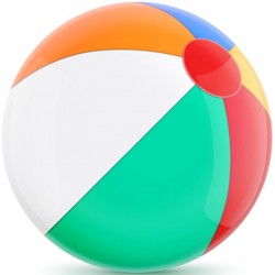 Sticker ballon de plage