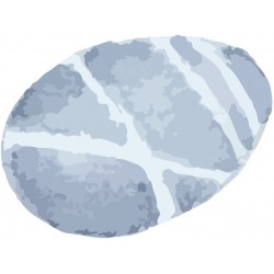 Sticker parasol violet rose