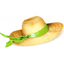 Sticker cocktail paille rouge