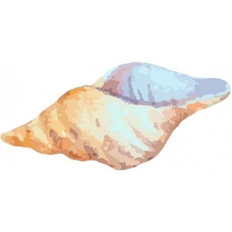 Sticker escargot de mer vert