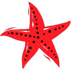 Sticker crabe deco enfant