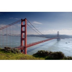 Sticker golden bridge