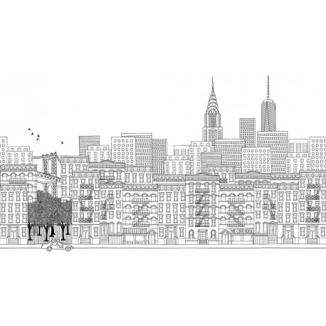 Sticker rue de new york