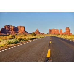 Sticker paysage USA montagne