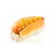 Autocollant mural hot dog moutarde