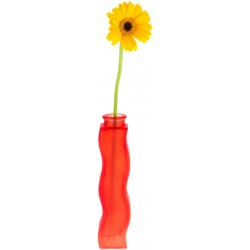 Sticker fleur dans vase transparent