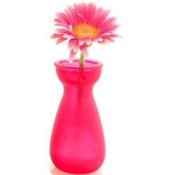 Sticker fleur et vase rose