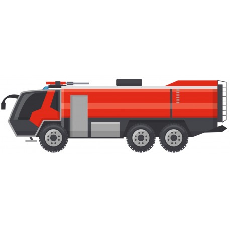 Sticker pompier camion