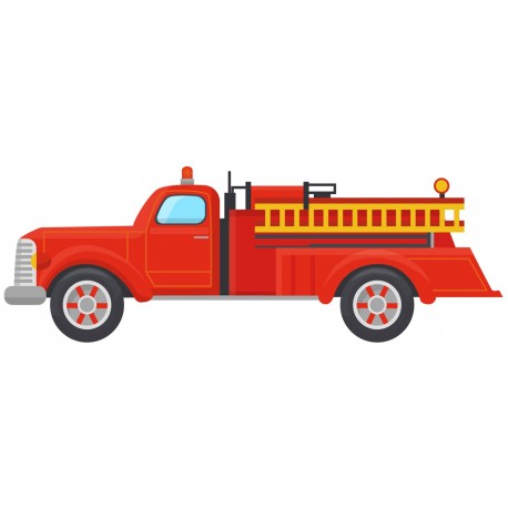 Sticker camion pompier echelle