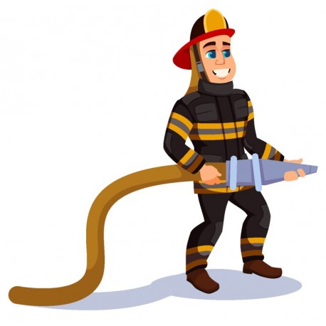 Sticker voiture de pompiers