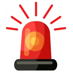 Sticker lumiere pompiers