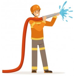 Sticker lumiere pompiers