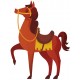 Sticker princesse robe verte