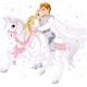 Sticker chateau folie rose