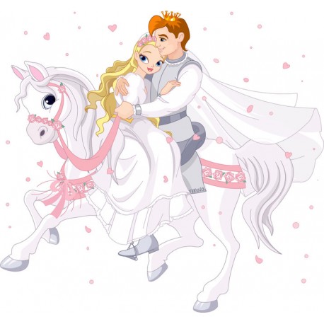 Sticker chateau folie rose