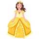 Sticker princesse oiseau bleu