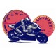 Sticker moto GP compteur