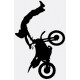 Sticker moto cross en parcours