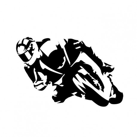 Sticker grosse moto route