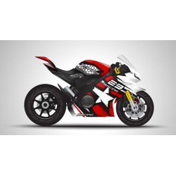 Sticker moto gp arret