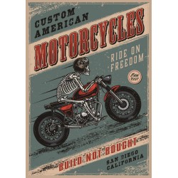 Sticker moto cross bleu