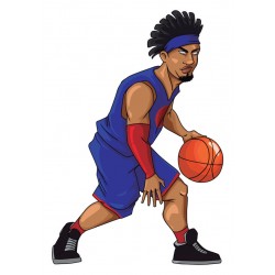 Sticker terrain de basket