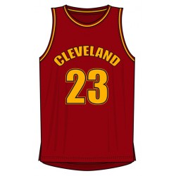 Sticker maillot basketteur rouge