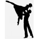 Sticker danse en couple