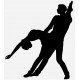 Sticker danse en couple plonge