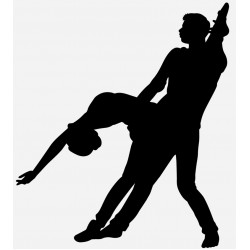 Sticker danse en couple plonge