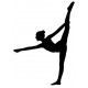 Sticker danseuse fait figure