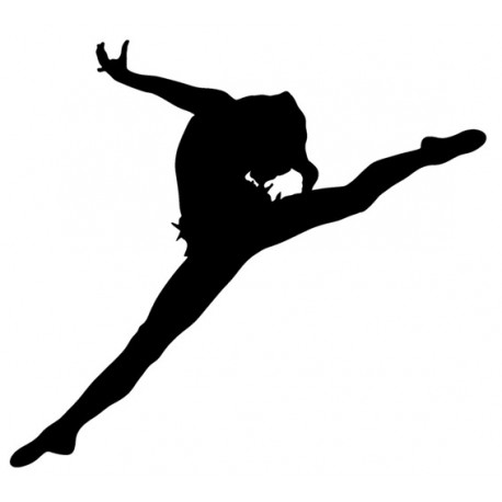 Sticker danseuse elancee