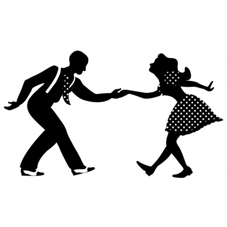 Sticker danse rock pop