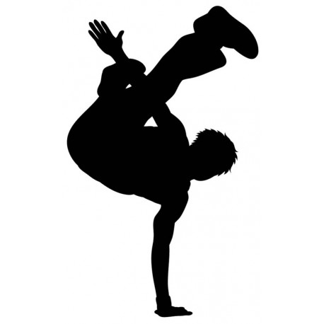 Sticker hip hop en figure
