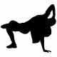 Sticker hip hop allonge