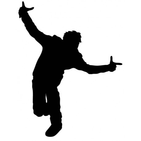 Sticker hip hop style