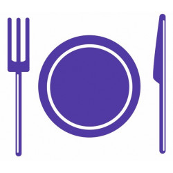 Sticker Assiette couvert