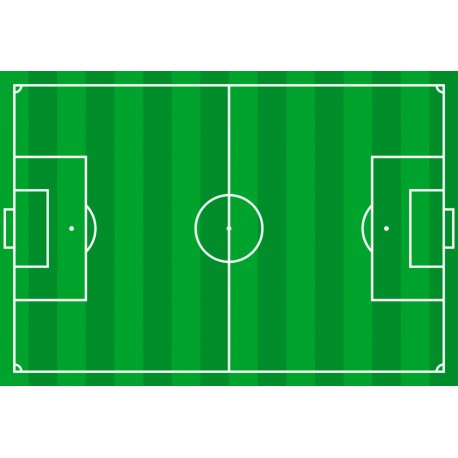 Sticker footballeur coure