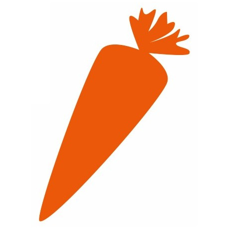 sticker mural deco Carotte 