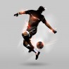 Sticker footballeur reprise dynamique