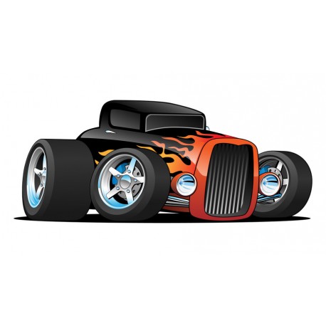 Sticker moto ahrley cartoon