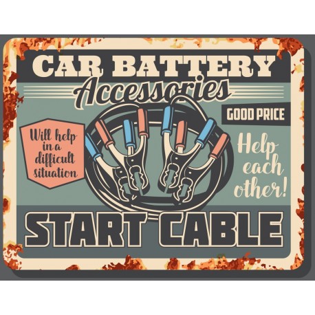 Sticker plaque cars numbers