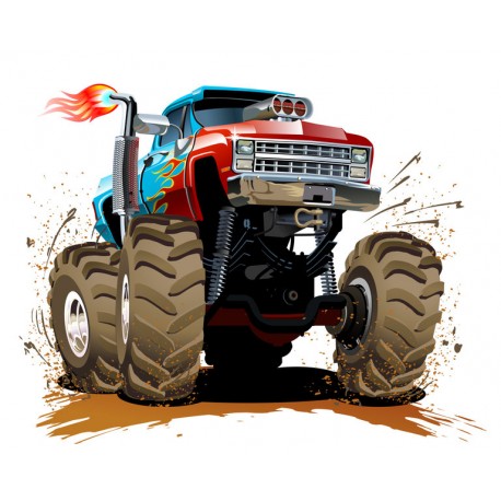 Sticker voiture cartoon US