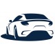 Sticker bugatti blanche
