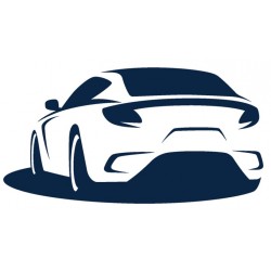 Sticker bugatti blanche