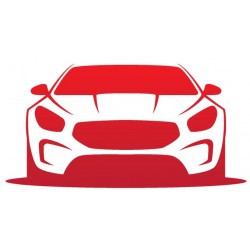 Sticker silhouette arrière voiture