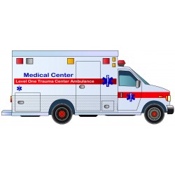 Sticker voiture police enfant