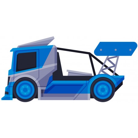 Sticker camion truck US aile