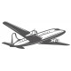 Sticker cadre avion planitude