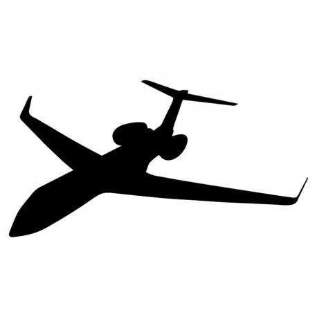 Sticker avion atterissage rapide
